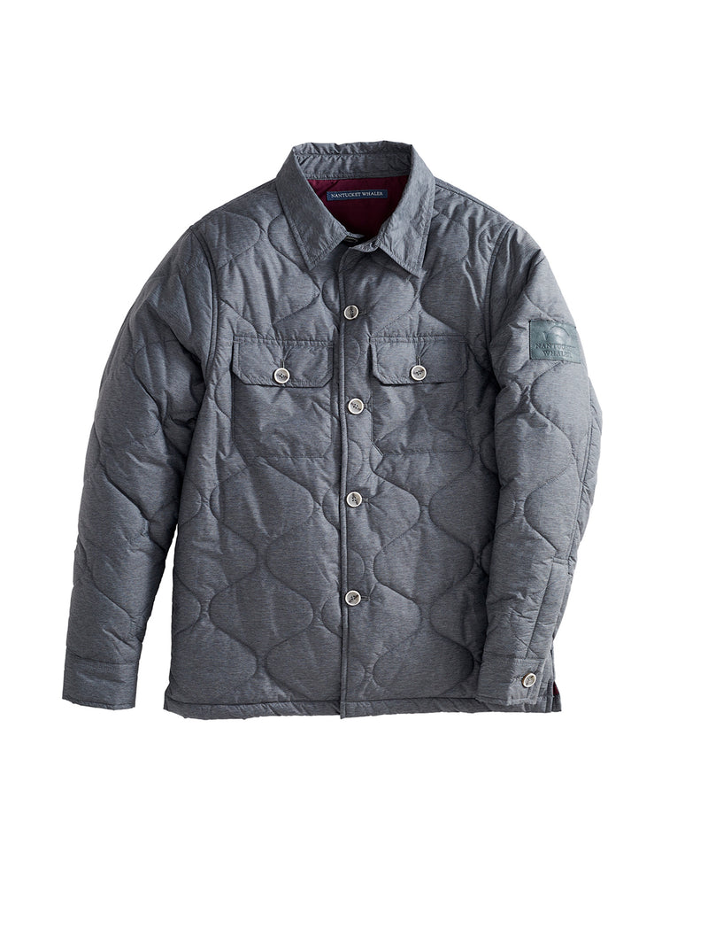Anchor Two Pocket Quilted Shirt Jacket
